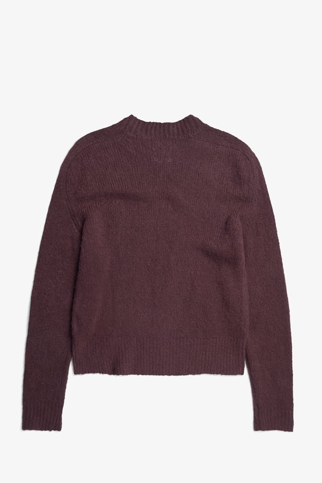 Norse Projects Rasmus Mock Neck Relaxed Brushed Sweater