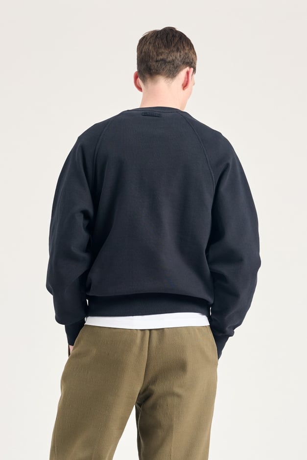 Norse Projects Tyr Relaxed Organic Loopback Raglan Crew