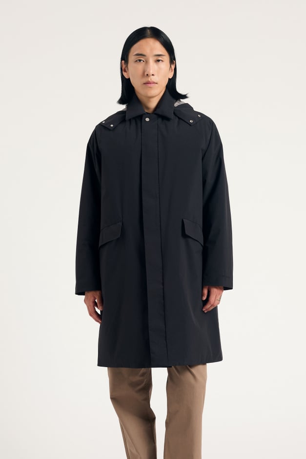 norse projects Vargo 2.0 Gore-Tex Windstopper Hooded Raglan Mac