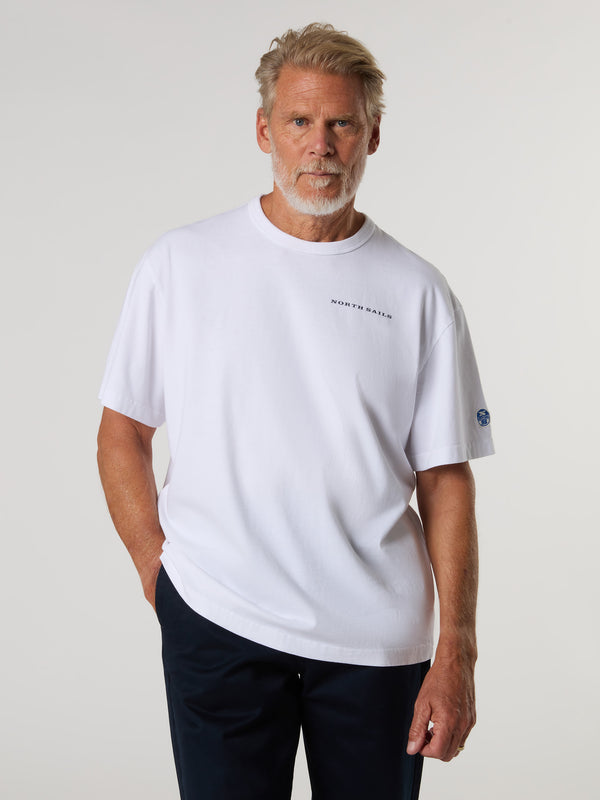 North Sails Cap Sud - Est Short-sleeved T-shirt With ST25 Print WHITE
