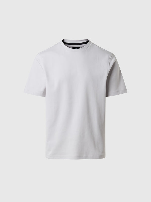 north sails Interlock T-shirt with label MICRO CHIP GREY