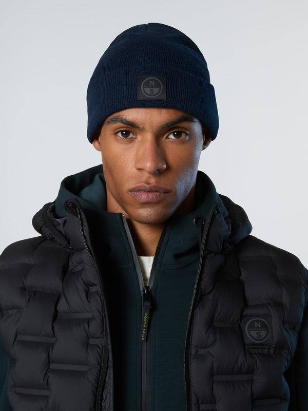 North Sails Beanie With North Tech Patch NAVY BLUE