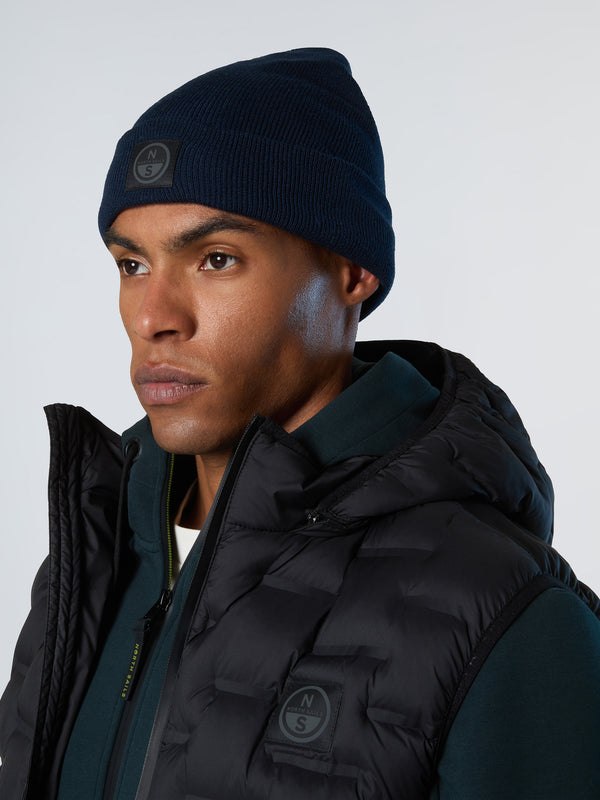 North Sails Beanie With North Tech Patch NAVY BLUE