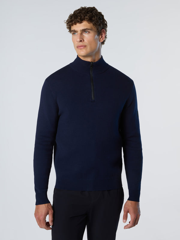 North Sails Bonded Half-zip Sweater NAVY BLUE