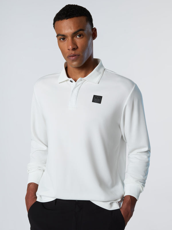 North Sails COOLMAX® Polo Shirt WHITE ALYSSUM
