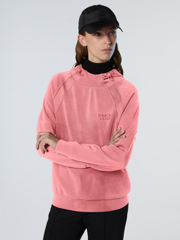 North Sails Scuba Toggle Hoodie FADED ROSE