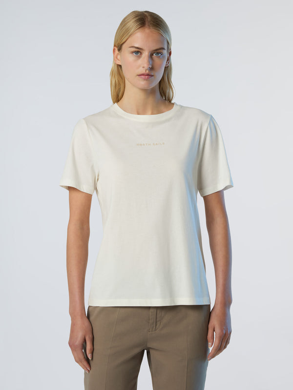 North Sails T-shirt With Raised Logo WINTER WHITE