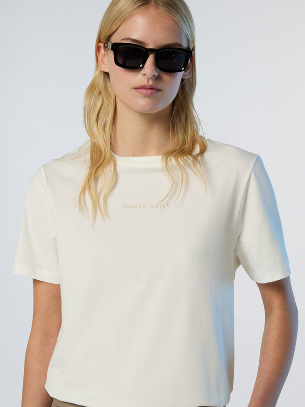 North Sails T-shirt With Raised Logo WINTER WHITE