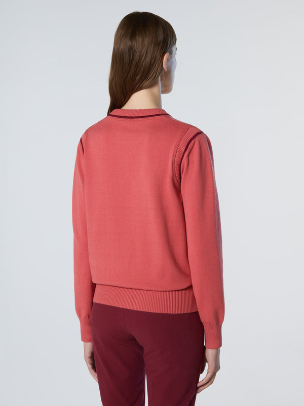 North Sails Viscose Crew-neck Sweater FADED ROSE