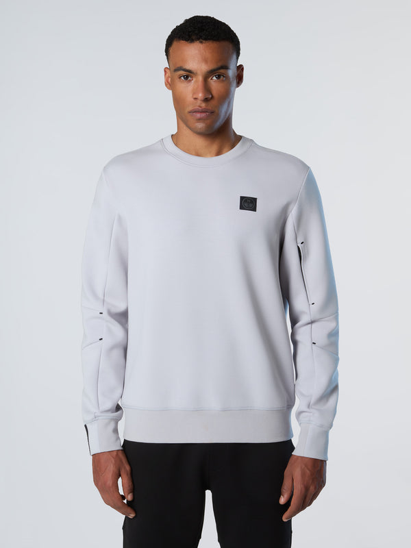 North Sails Scuba Crew-neck Sweatshirt MICRO CHIP GREY