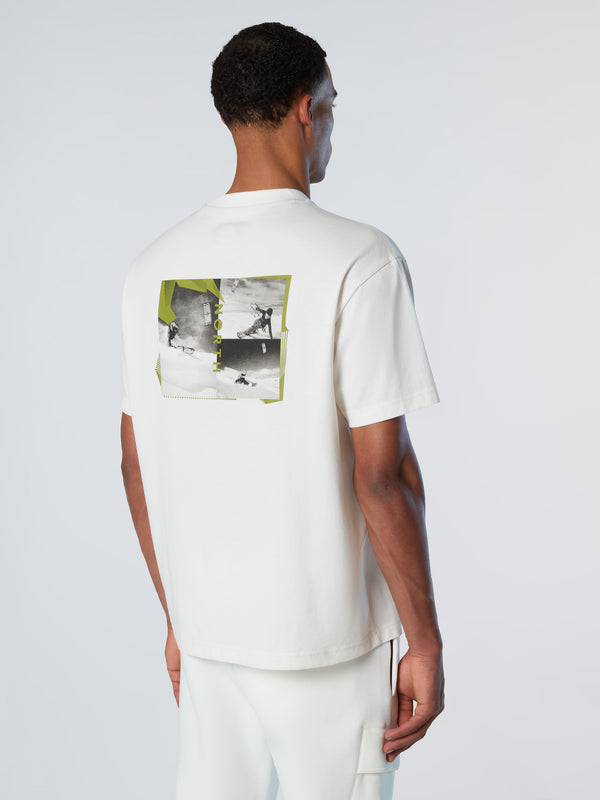North Sails T-shirt With Graphic Print WHITE ALYSSUM