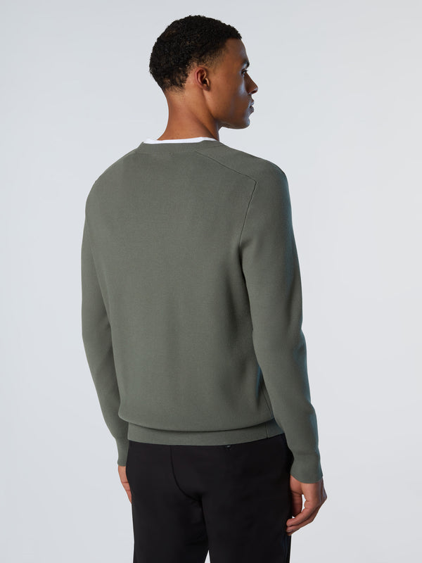 North Sails Viscose Sweater With 3D Lettering CITY GREY