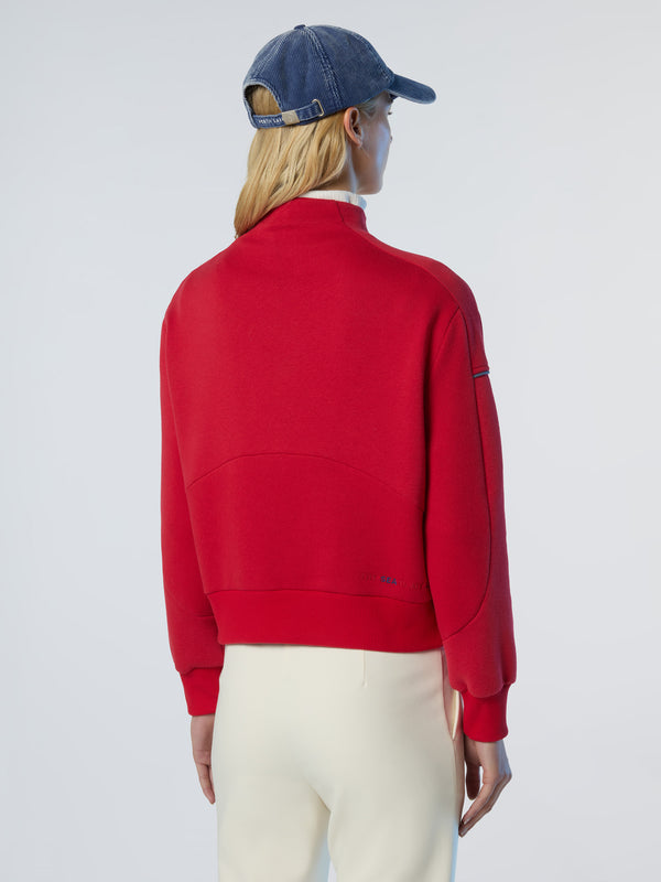 North Sails Winter Fleece Half-zip Sweatshirt SCARLET