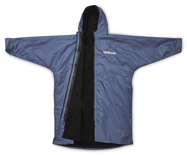 northcore Beach Basha PRO - 4 Season Hard Shell Changing Robe - Blue