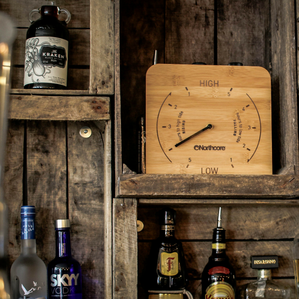 Northcore Bamboo Wall Mounted Tide Clock