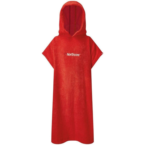northcore Beach Basha Changing Robe Childrens - Red