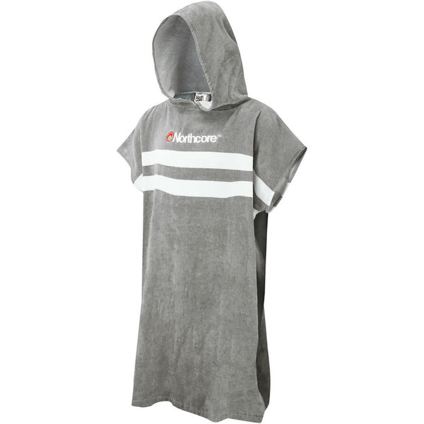 northcore Beach Basha Changing Robe - Grey Stripey