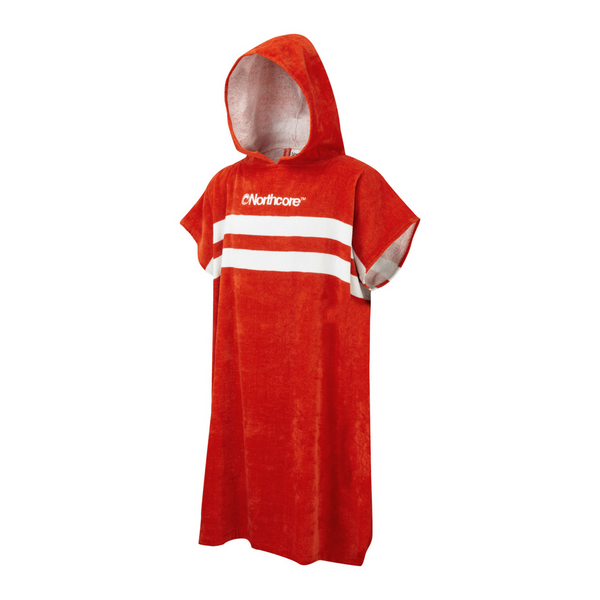 northcore Beach Basha Changing Robe - Red Stripey