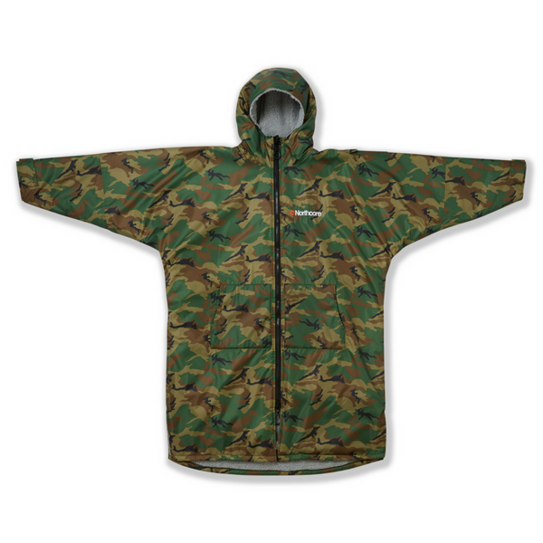northcore Beach Basha Sport Changing Robe - Camo