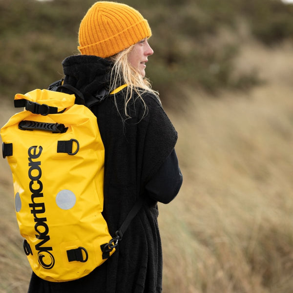 Northcore Dry Bag - 40L Backpack: Yellow