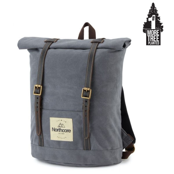 northcore Waxed Canvas Back Pack - Stone