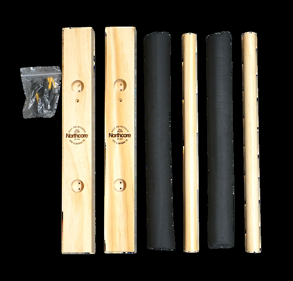 Northcore Wooden Double Surfboard Rack