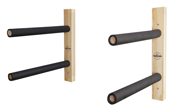 northcore Wooden Double Surfboard Rack