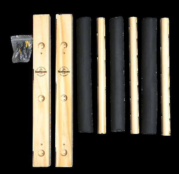 Northcore Wooden Triple Surfboard Rack
