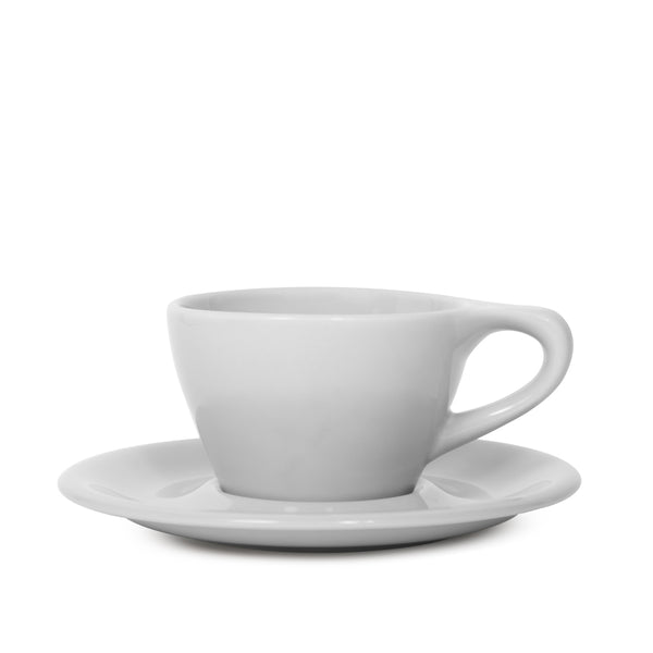 notneutral Lino Double Cappuccino Cup & Saucer Light Gray