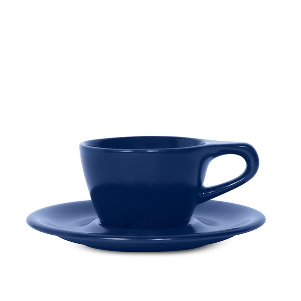 notneutral Lino Single Cappuccino Cup & Saucer Indigo