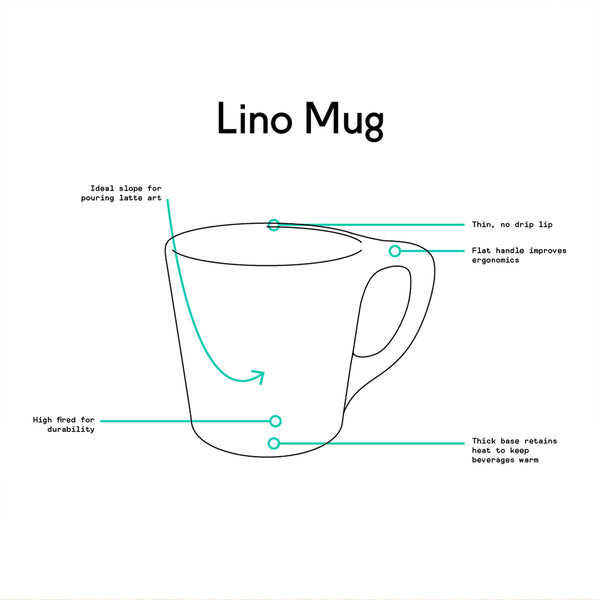 Notneutral Lino 10oz Mug Matte Black