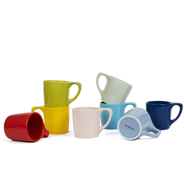 notneutral Lino Coffee Mugs - Rainbow Set