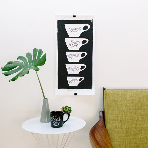 Notneutral Lino "Death Before Decaf" Mug