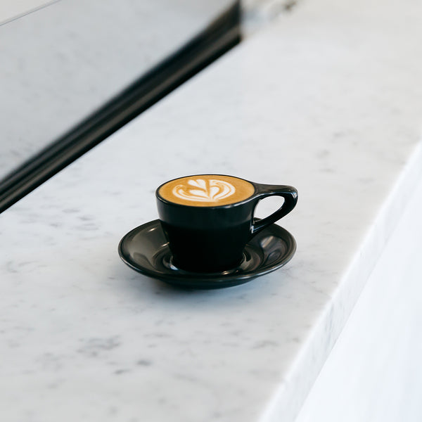 Notneutral Lino Espresso Cup & Saucer Matte Black