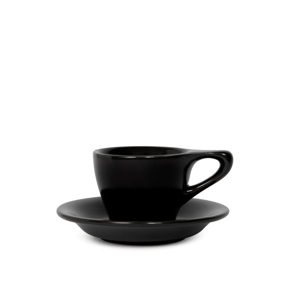 notneutral Lino Espresso Cup & Saucer Matte Black