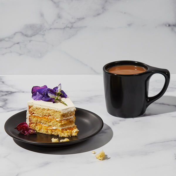 Notneutral Lino Round Plate Matte Black