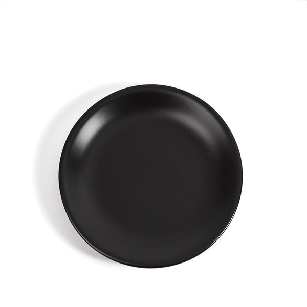 notneutral Lino Round Plate Matte Black
