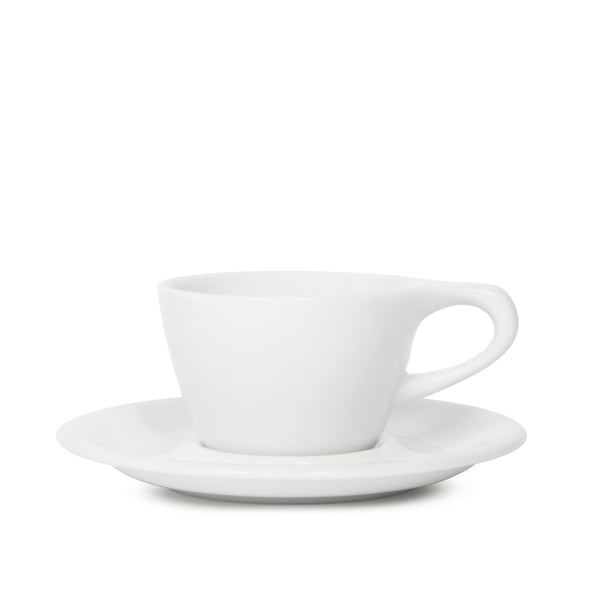 notneutral Lino Single Cappuccino Cup & Saucer White