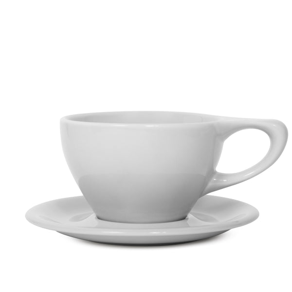 notneutral Lino Small Latte Cup & Saucer Light Gray