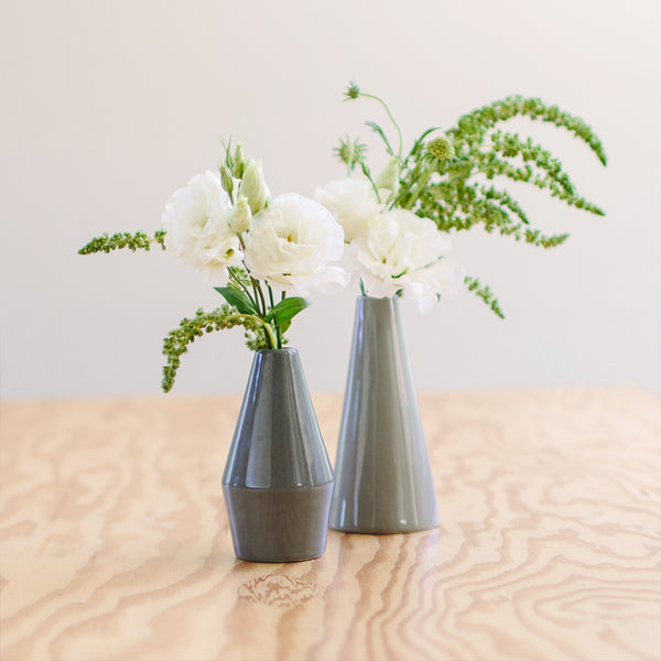 Notneutral Lino Vase Set Of Two Gray