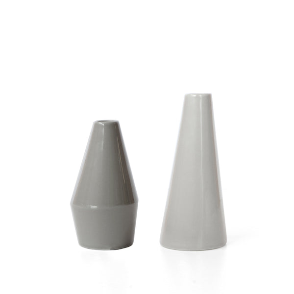 notneutral Lino Vase Set of Two Gray