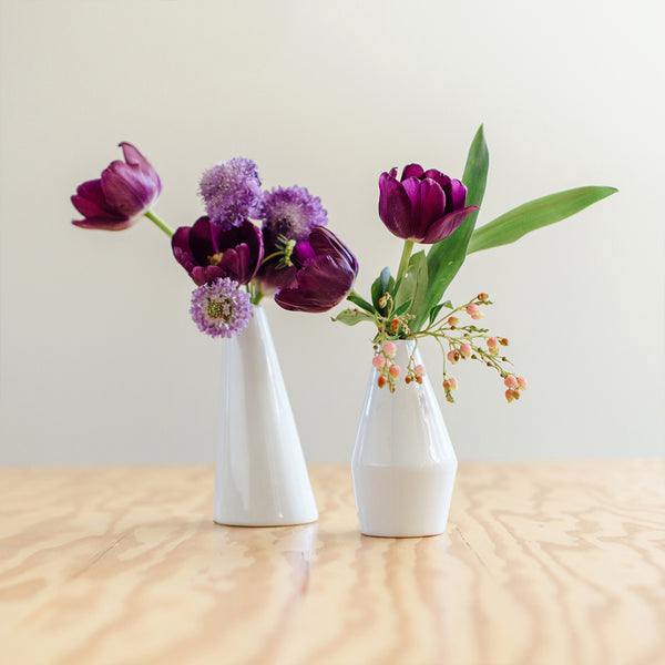 Notneutral Lino Vase Set Of Two White