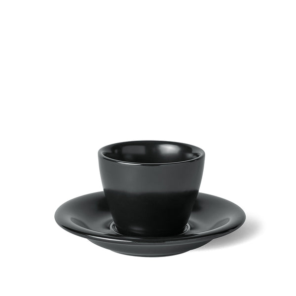 notneutral Meno Espresso Cup & Saucer Matte Black