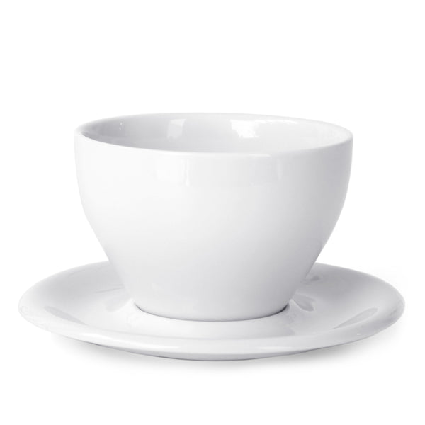 notneutral Meno Large Latte Cup & Saucer White
