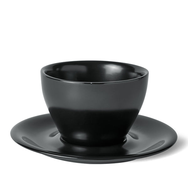 notneutral Meno Small Latte Cup & Saucer Matte Black