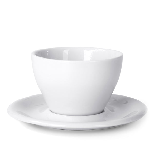 notneutral Meno Small Latte Cup & Saucer White