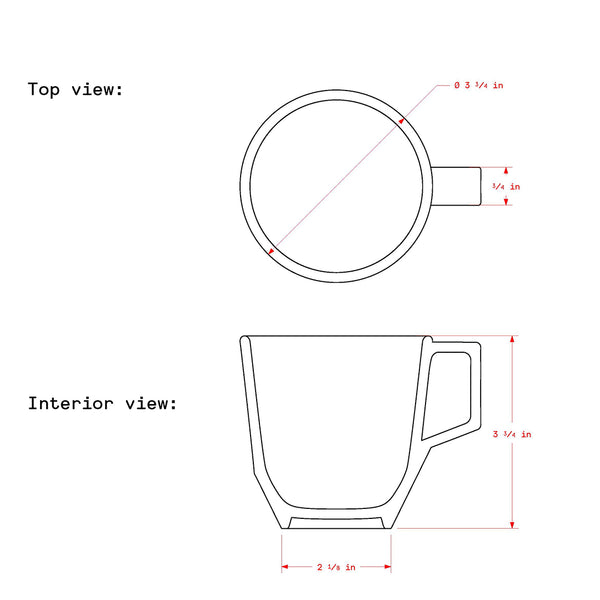 Notneutral Pico Large Latte Cup Black