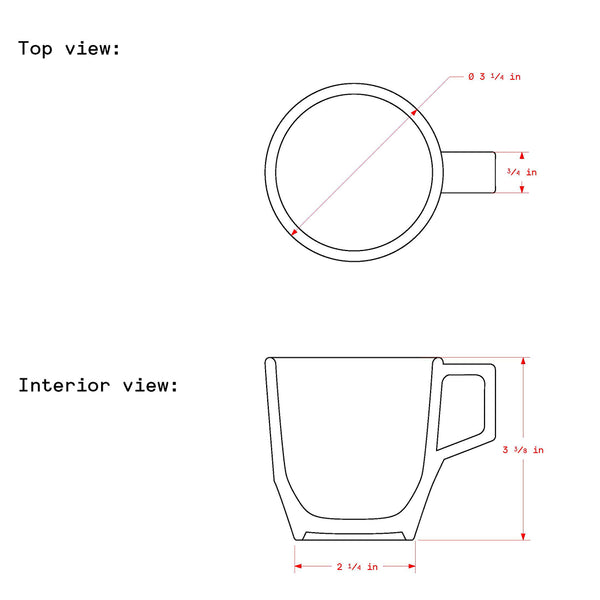 Notneutral Pico Small Latte Cup White