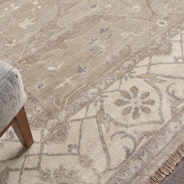 Nourison Aldora Traditional Silver Grey Rug ALD01 Home