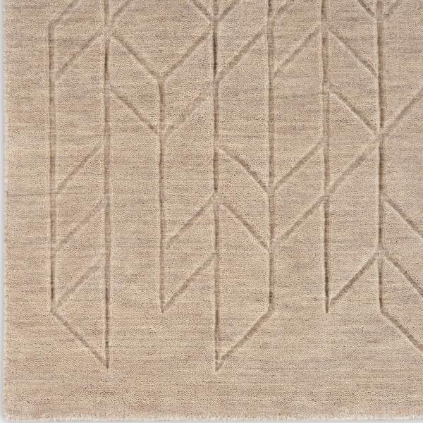 nourison Alessia Handmade Wool Beige Rug ALE01 Home
